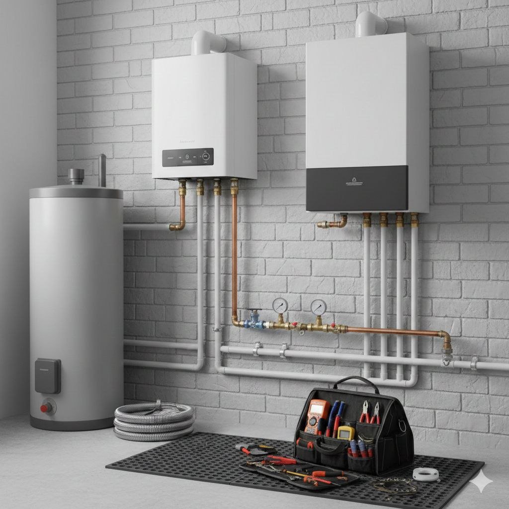 Entretien de chaudière gaz  chauffe-eau